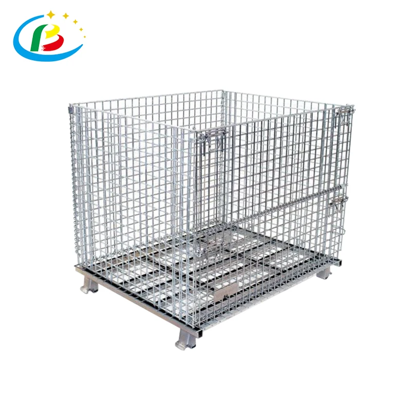 Складские защитные клетки промышленная проволока складной рулон металлическая клетка для хранения ядро