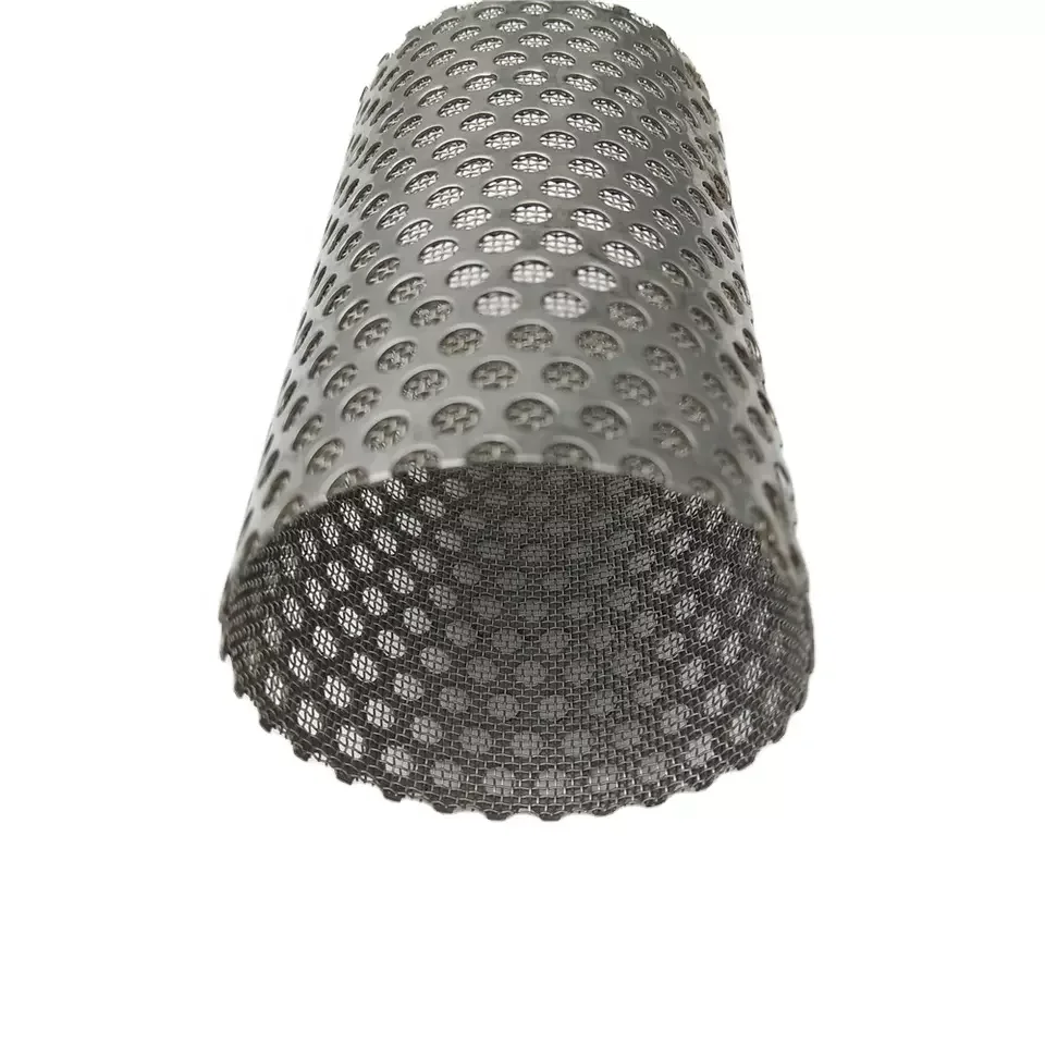 Выхлопная перфорированная трубка/труба из нержавеющей стали с внешним диаметром 10 мм