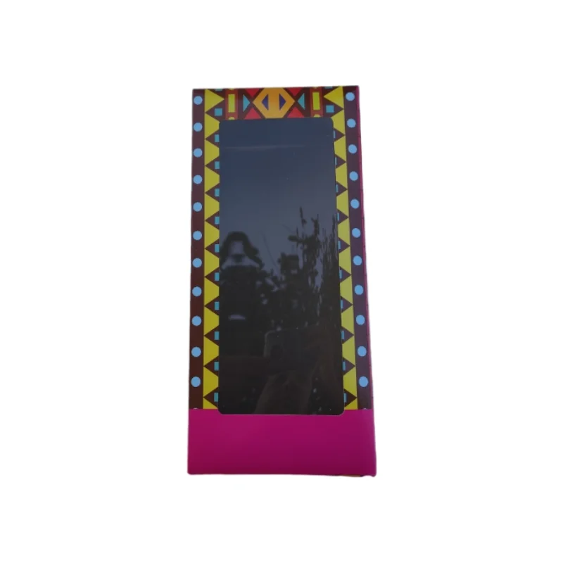 
Custom large clear toy package paper box with transparent window tall barbie doll gift packaging box 