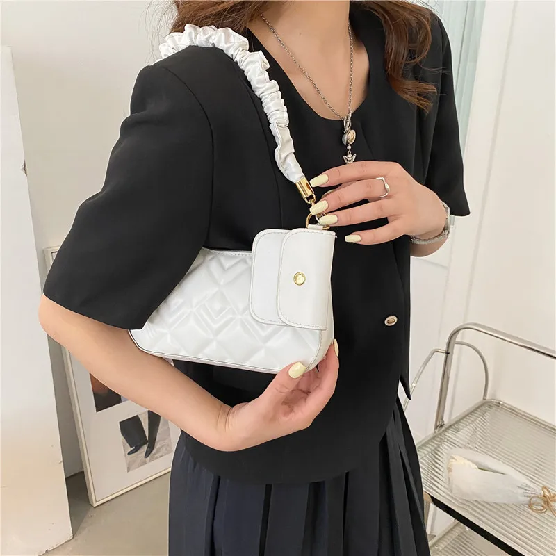 Designer Ladies Cloud Hand Bags Fashion PU Leather Underarm Bag Luxury Purses and Handbags for Women