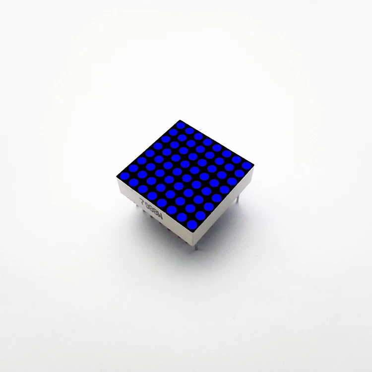 
1.9 mm dot 20*20mm size led dot matrix 8x8 display 