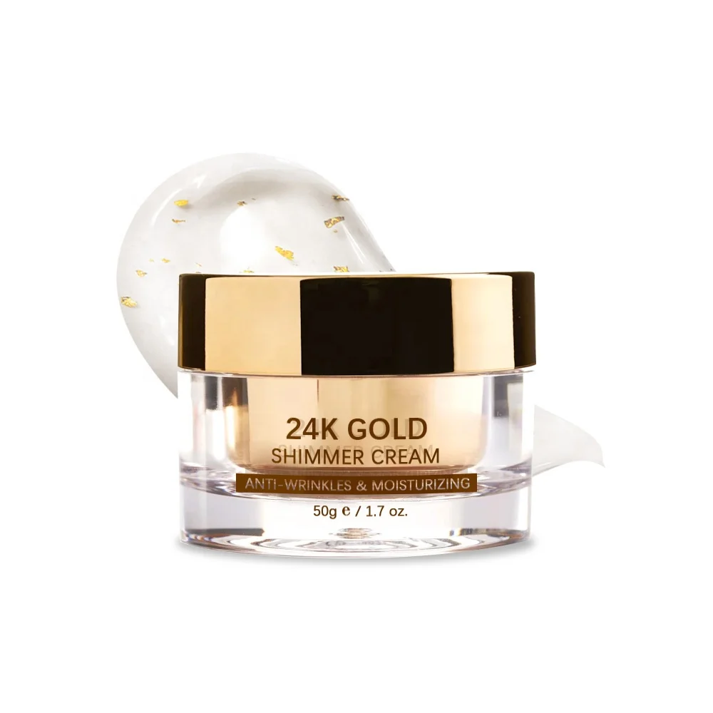 Korea Beauty Skin Care Anti Wrinkle Facial Pure Bio Nano Face 24K Gold Skin Whitening Cream