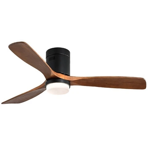 ceiling fan with led light, LIANGTE custom Best Price bldc 52 inch American Style Vintage Decorative 220v Winding Powered LED