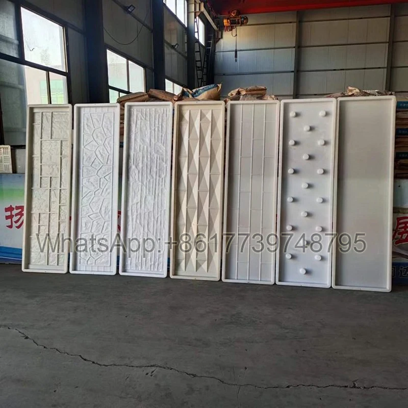 European style decorative concrete fence wall mould with different designs