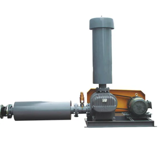 LG-80 SOP 7.5hp 440v 60 hertz two stage 3 phase three-lobe roots air blower for aeration