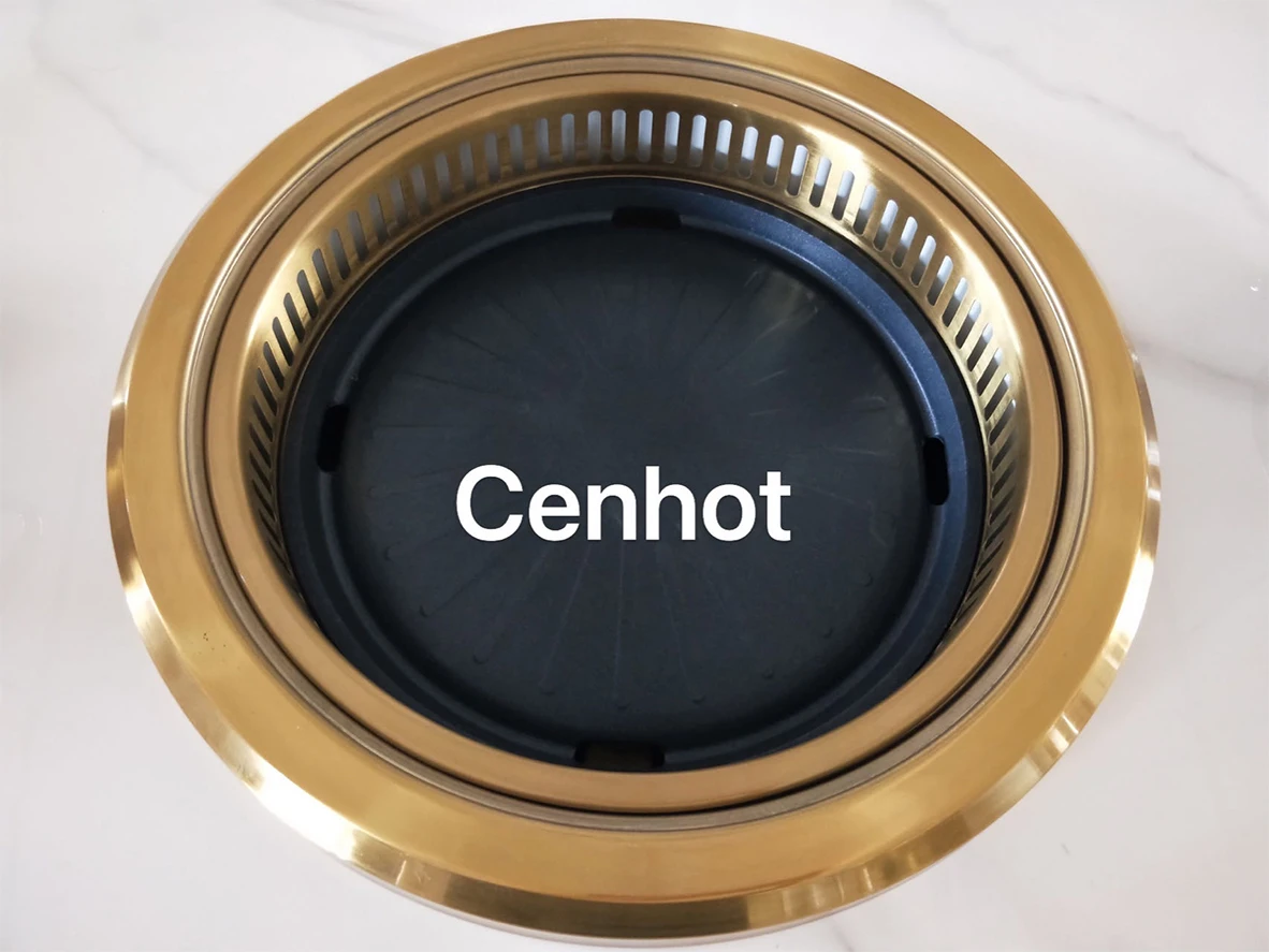 CENHOT Korean BBQ Grill Restaurant Equipment Smokeless Korean BBQ Grill
