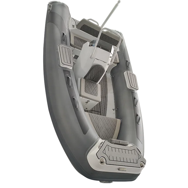 CE RHIB High Speed Folding Rib 380 Deep-v Aluminum Rigid Hull Inflatable Fishing Rowing Rib Boat for Sale