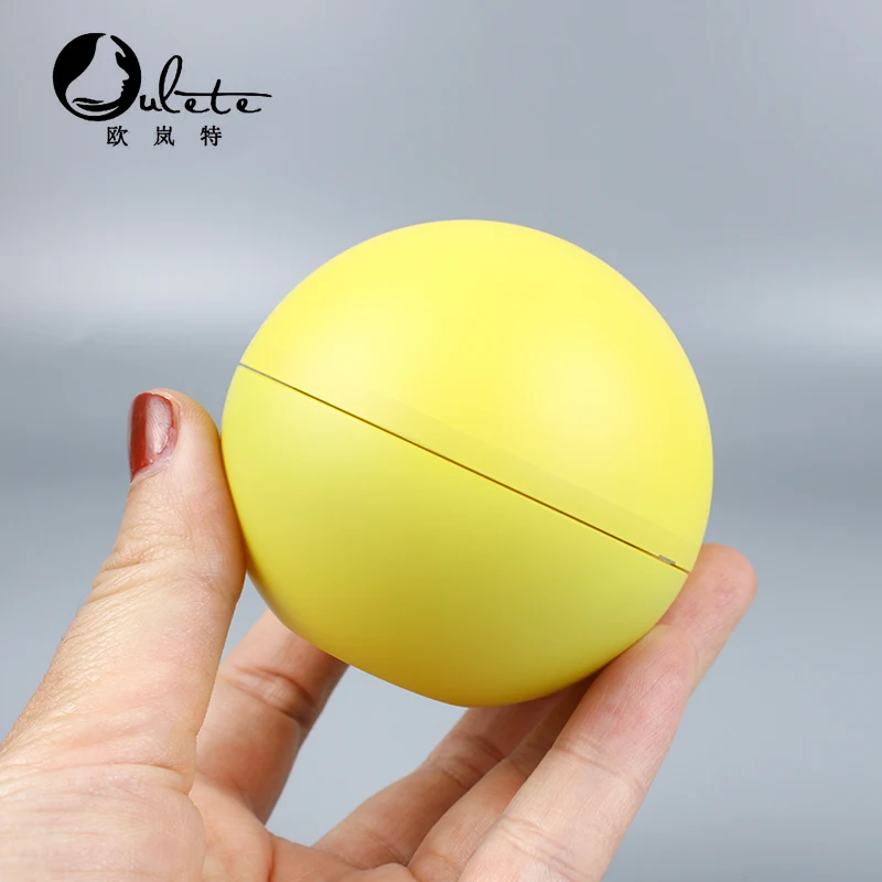 
10g 15g 30g 50g 100g matte finish plastic ball shape cosmetic cream jars body butter containers for skin care 