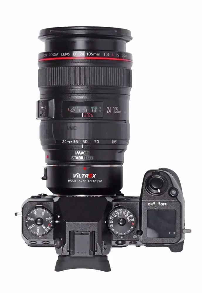 VILTROX EF-FX1 Удлинительное макрокольцо для автоматического фокуса AF объектив адаптер конвертер объектива USM Canon EF EF-S Fujifilm X-Mount беззеркальных