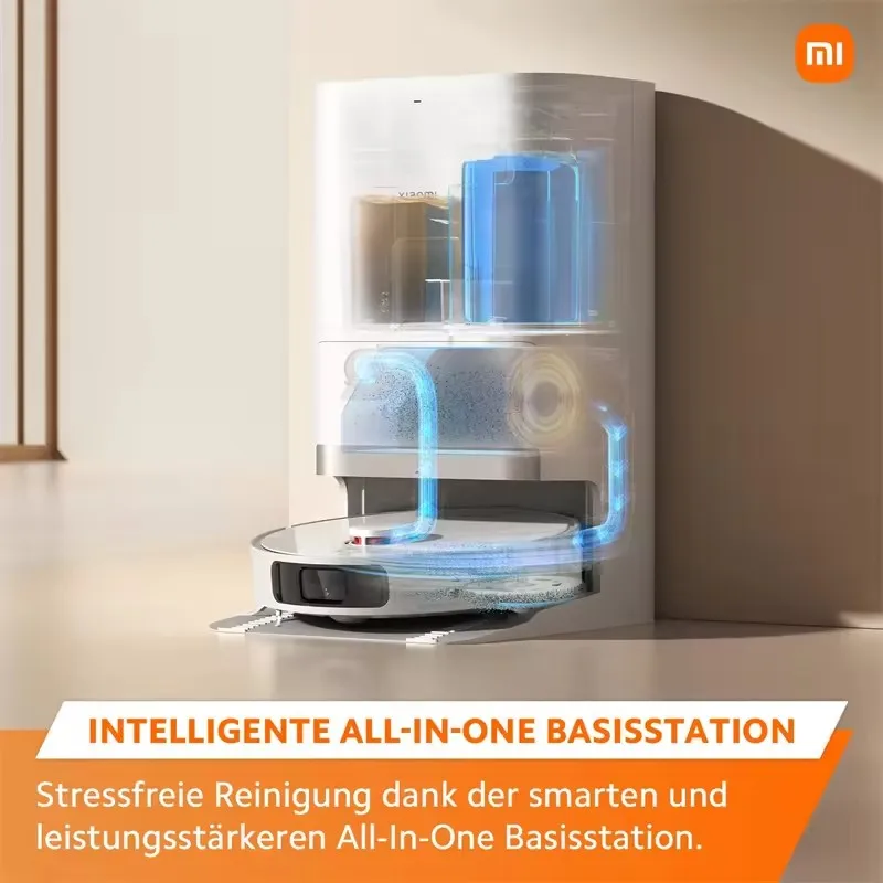 Mijia Robot Vacuum X20+ Robot Aspirapolvere Lavapavimenti Stazione Smart All-in-one Aspirazione 6000Pa Navigazione Laser 3D