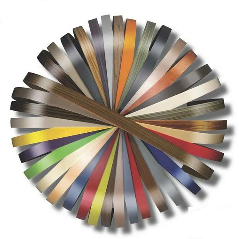 Hot sale high glossy silver color pvc edge banding tape plastic edge stirps for table desk edging