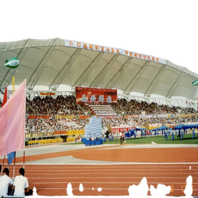 
PTFE Tensile Membrane Structure Gymnasium Stadium Canopy Roofing 