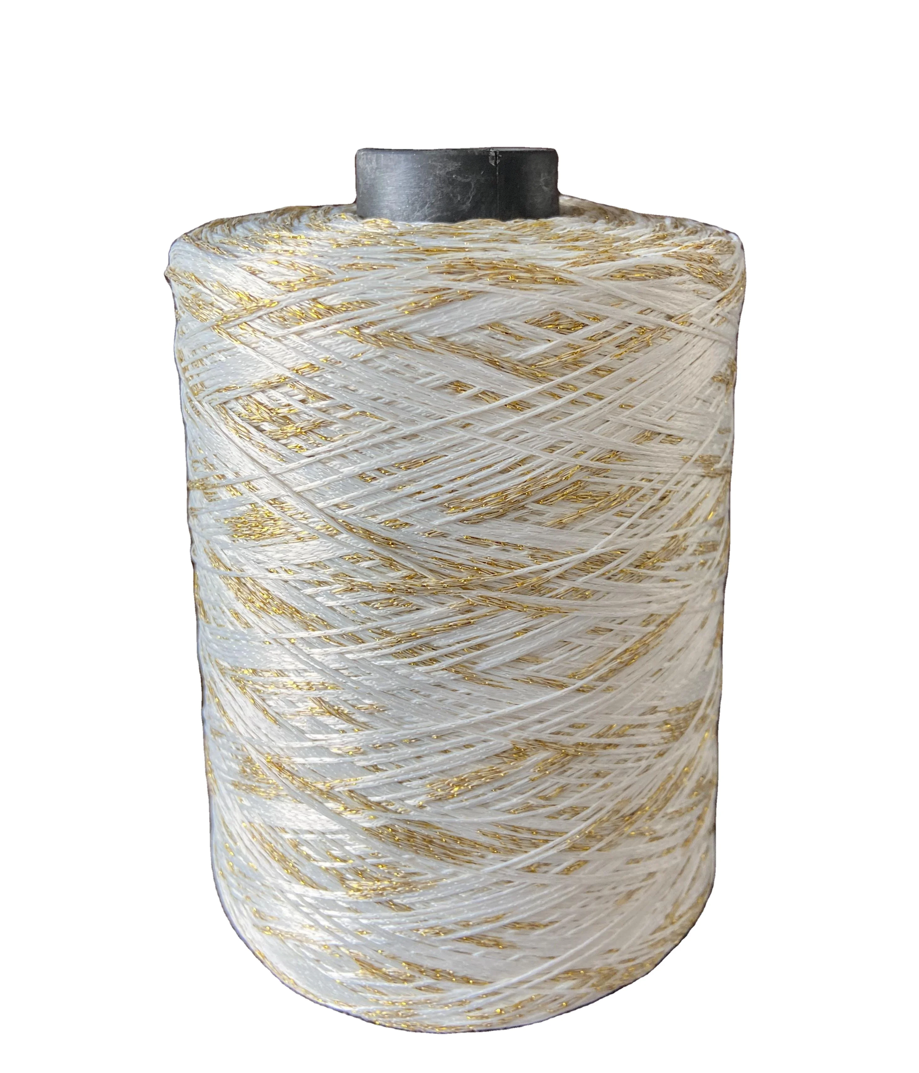 Factory direct sale golden slub yarn, sausage yarn, fancy yarn for garment knitting hand knitting