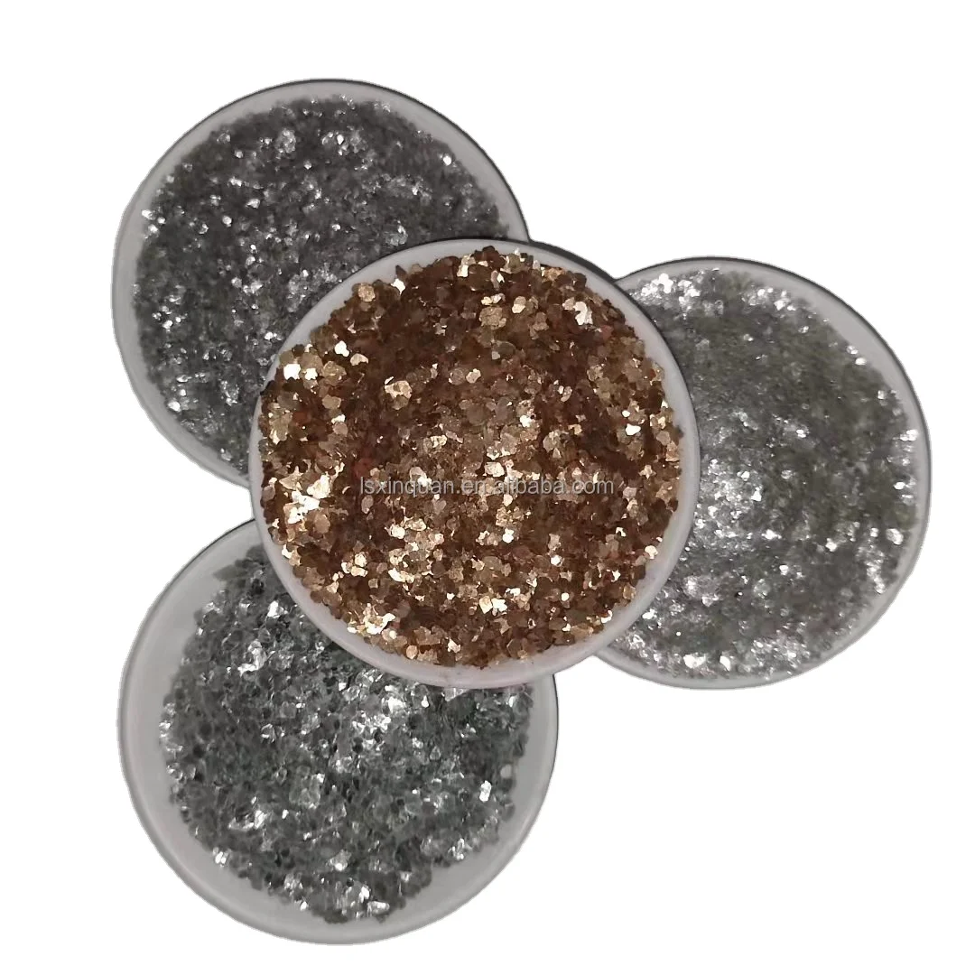 High-Molecular Polymer Composite Rock Slices / Rock rock slices colored flake chips for building material natural stone