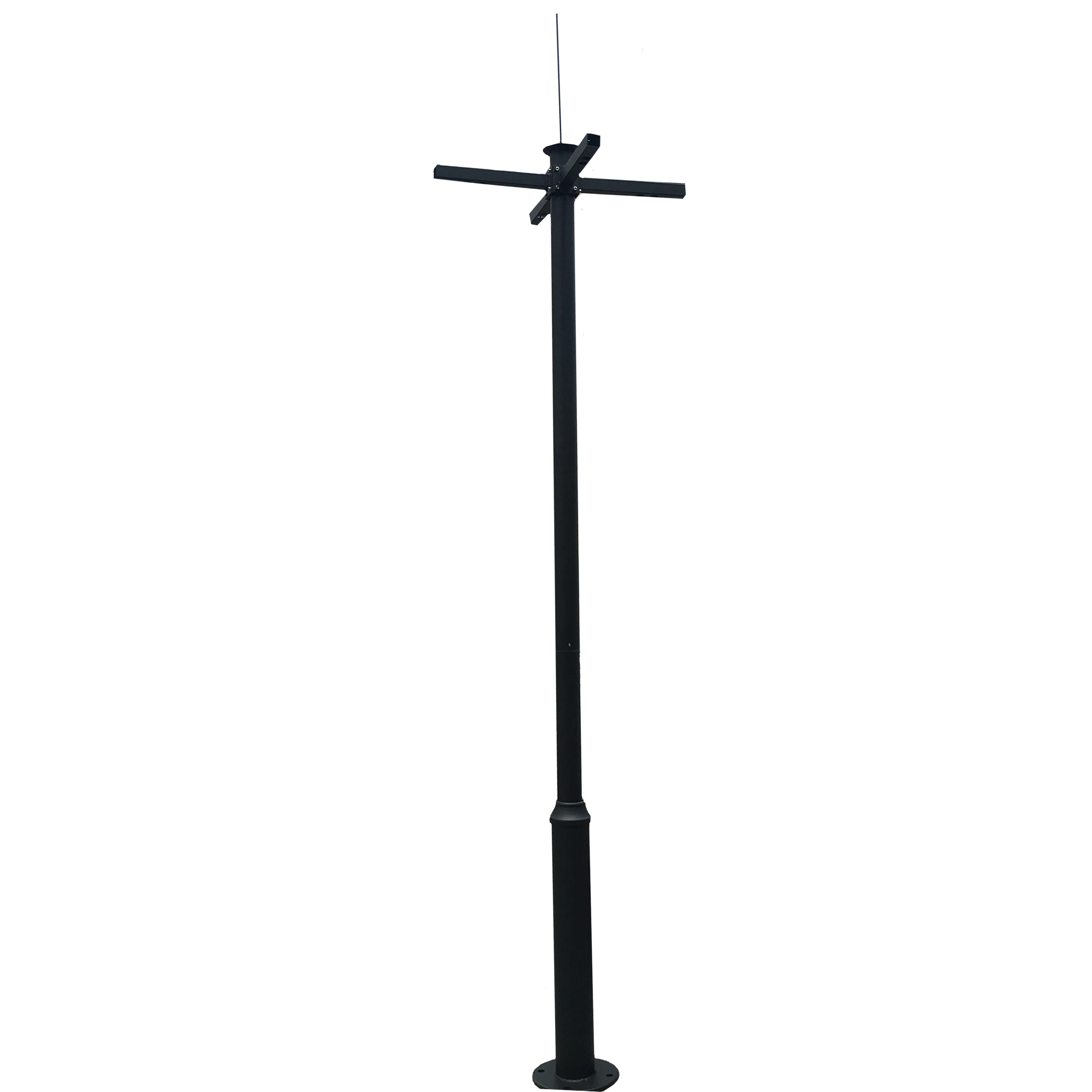 OEM/ODM High mast pole post outdoor security cctv monitor mast pole 2M 5M 9M led light