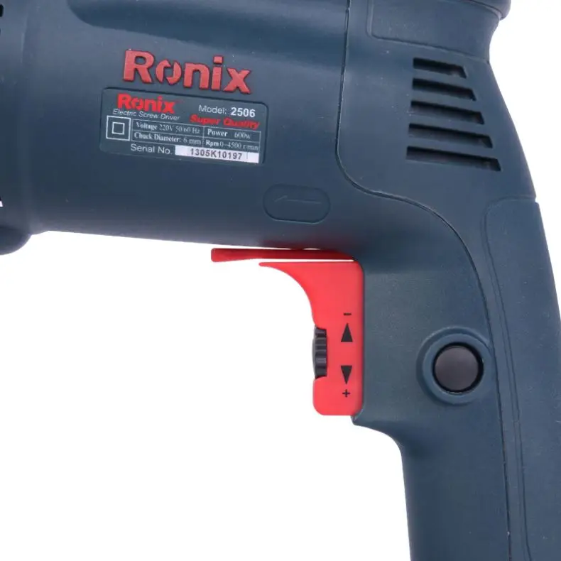 2506 Ronix Лучшая цена электрическая шуруповерт для гипсокартона 220-240 В промышленного или бытового применения