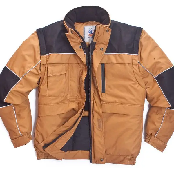 Winter Cotton Cleaning Fire Resistant Jacket Overoll Industrial Construction Uniform Men Jacket Work Wear Motorcicle