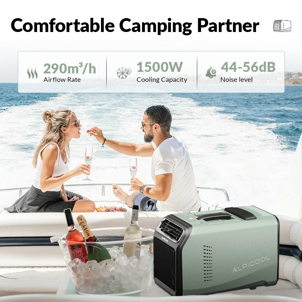 Alpicool 5100BTU mini portable air conditioner compressor ac mobile air conditioner mobile  220V/110V AC mini air conditioning