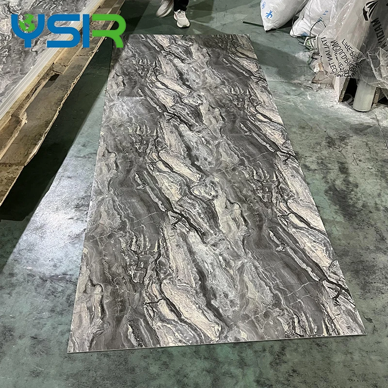 New Design High Glossy Flexible 3mm PVC Marble Sheet Alternative