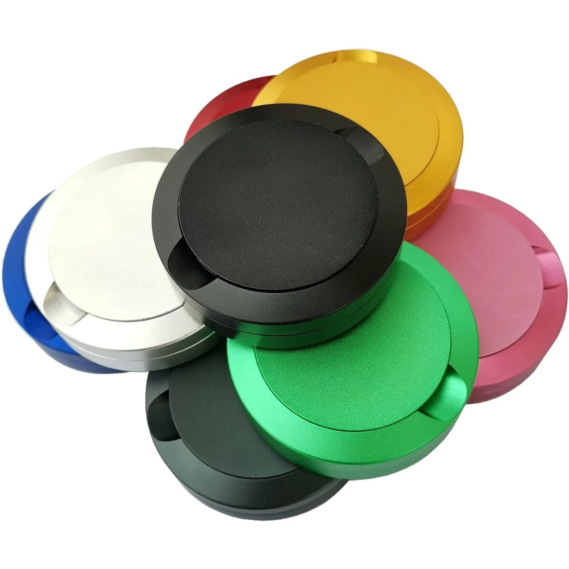 High Tolerance Metal Snus Cans CNC Machining Empty Snus Can Pouches for Snus Packaging