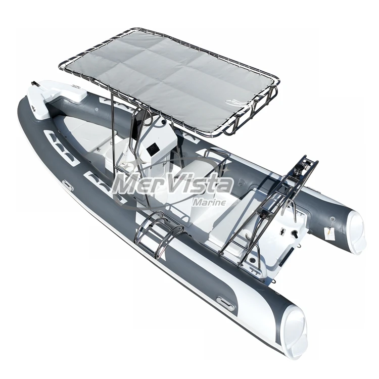 17ft center console boat bateau demi rigide rib barci de pescuit sportiv fiberglass rib 520