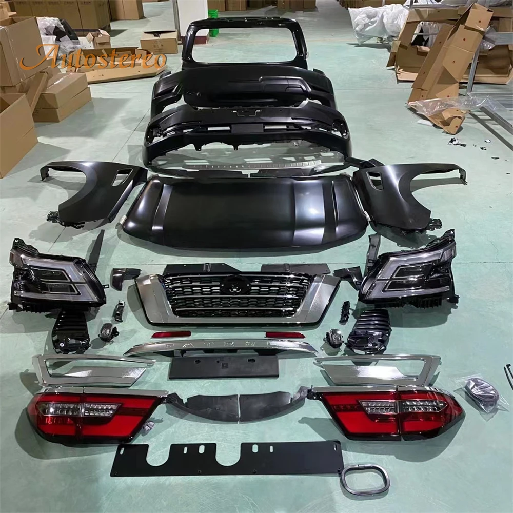 2023 Version Body Kits New Upgrade Aftermarket For NISSAN Patrol Y62 2010-2022 Car Wide Surrounded Diffuser Frame
