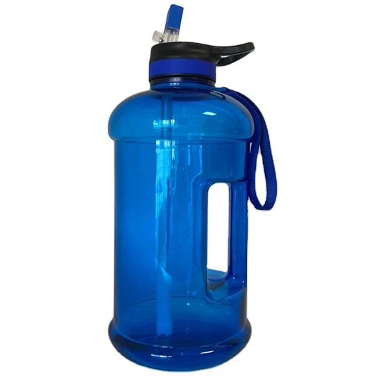 Custom Logo Half Gallon Body Building Sports Jug Gym Protein 2.2L Shaker Cheap BPA Free Water Bottles with Time Maker
