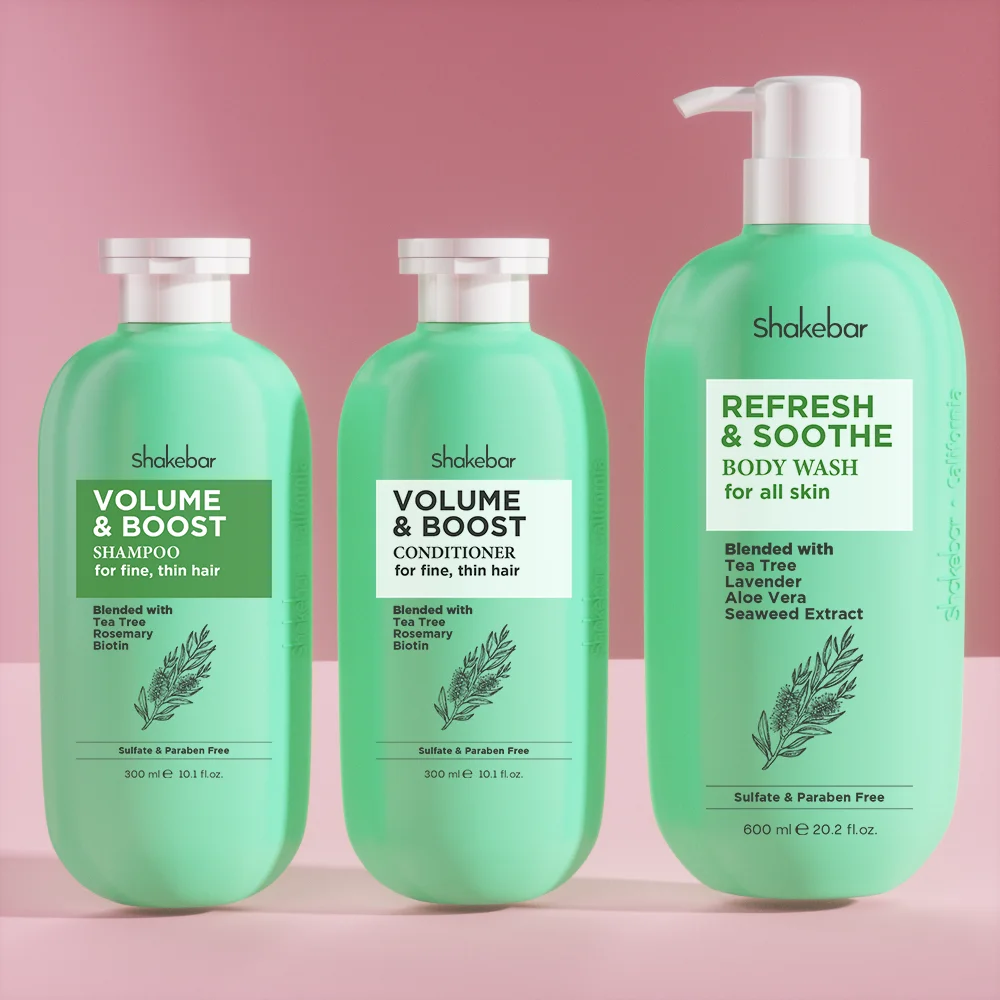 Organic Hair Volume Shampoo Biotin Rosemary Private Label Sulfate Free Shampoo And Conditioner For Fine Hair