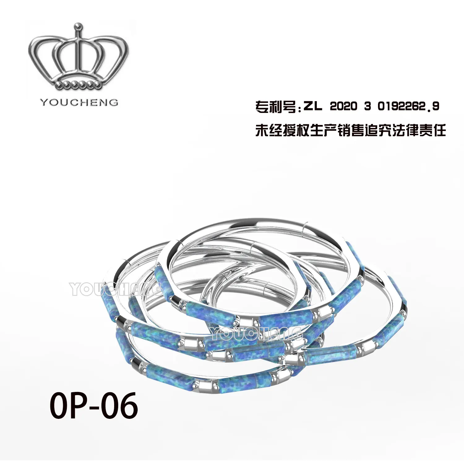 Titanium Opal Hinged Segment Ring Segment Clicker Ring Septum Piercing