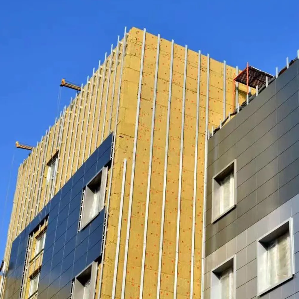 cheap price good quality excellent thermal insulation outstanding acoustic protection curtain wall rock wool board