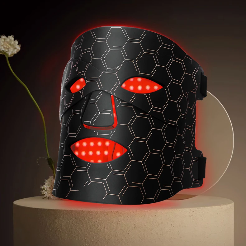 Wholesale Home Use Skincare 7 Led Light Mask Colorful Face Silicon Red Blue Infrared Led Facial Beauty Mask for Face Care