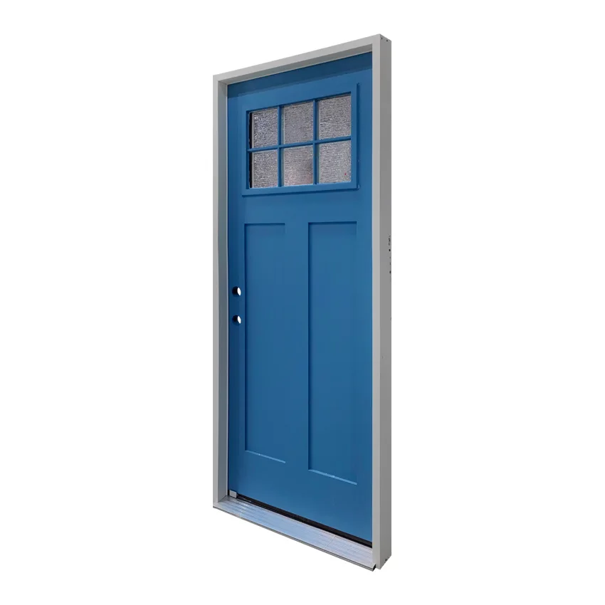 Fangda factory price 2mm fiberglass door skin SMC door skin FRP prehung door