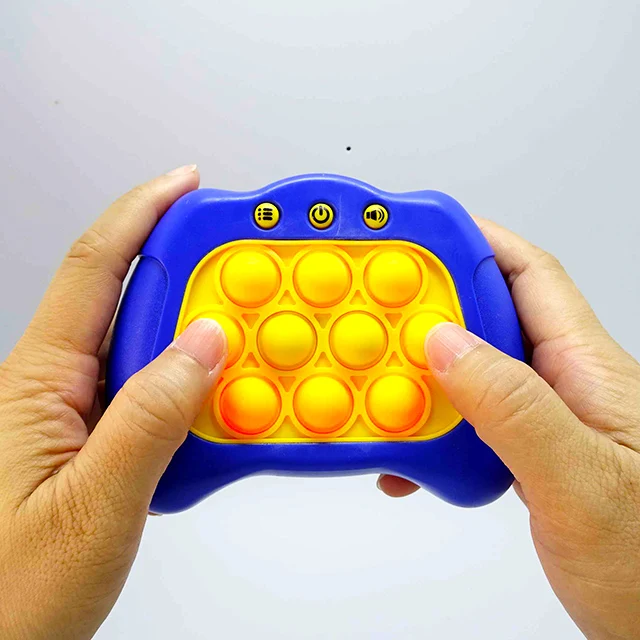 Funny Play Fast Push Puzzle Bubble Fidget Toys Console Electronic Quick Push Popping It Game Machine