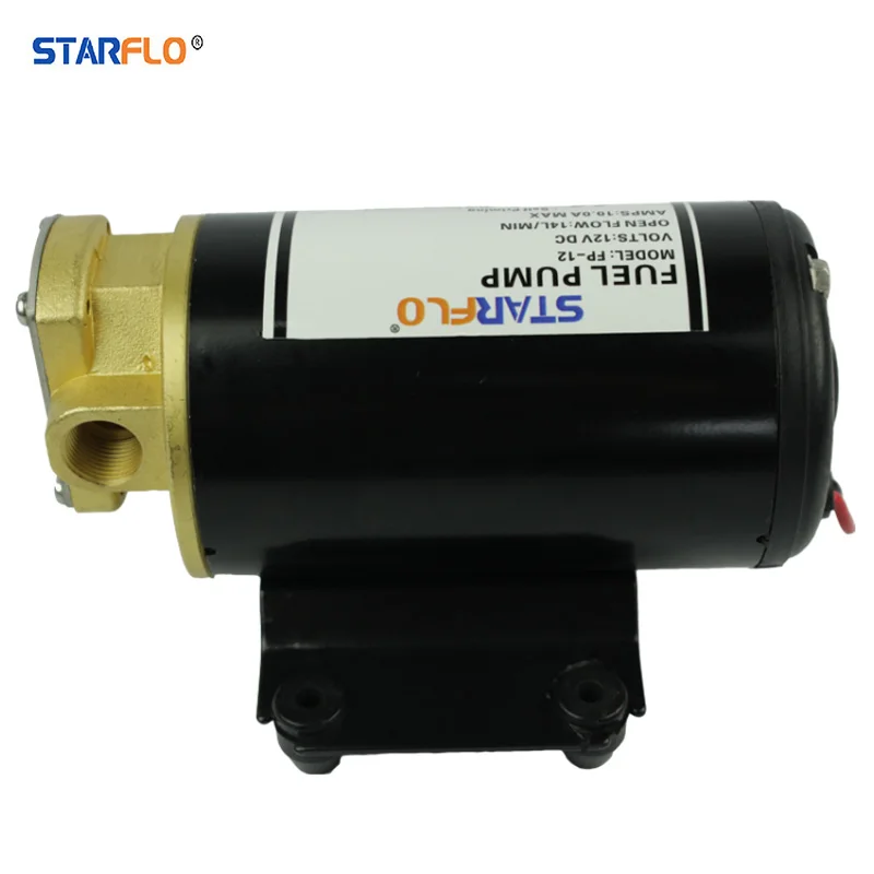 STARFLO 14LPM 12 В DC мини-самовсасывающий Электродвигатель с электрической смазкой портативный масляный Шестеренчатый гидравлический насос