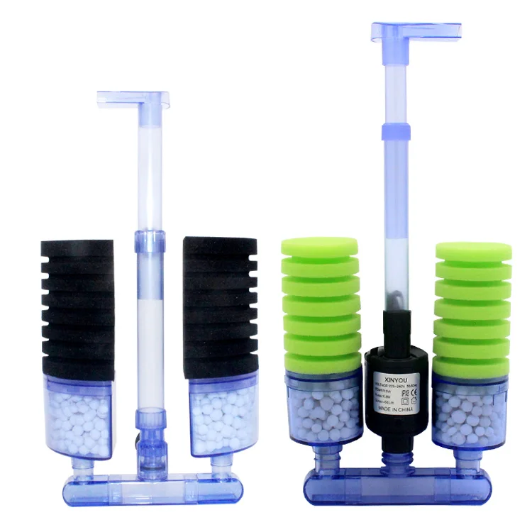 Xinyou Water Fairy Fish Tank Mini Toilet Absorber Small Filter Anti-gas Lift Pneumatic Oxygenation Sponge Filter For Aquarium