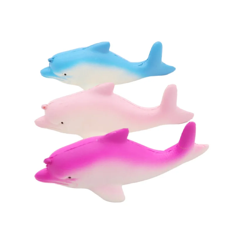 Slow Rising Squishy Toys Shark Shape Anti Stress Squeeze Toys Promotional Gifts For Kids & Adults