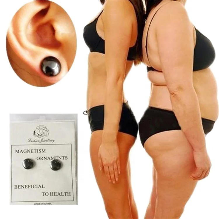 best sellers 2022 amazon Massage Magnet Lose Weight Stud Earrings For Women Men Slimming Magnetic Earrings