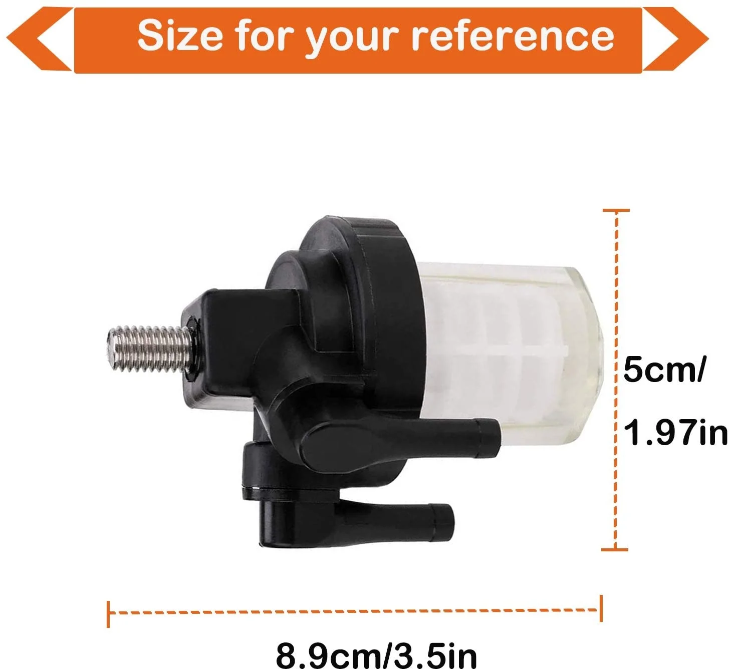  61N-24560-00-00 Fuel Filter Assembly for Compatible with Yamaha Outboard Motor 9.9HP- 90HP 2/4 Strokes Engine