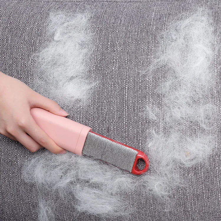 Portable Two-sided Electrostatic Remover Brush Pull-out Pet Hair Remover Household Clothing Pet Hair Removal Brush