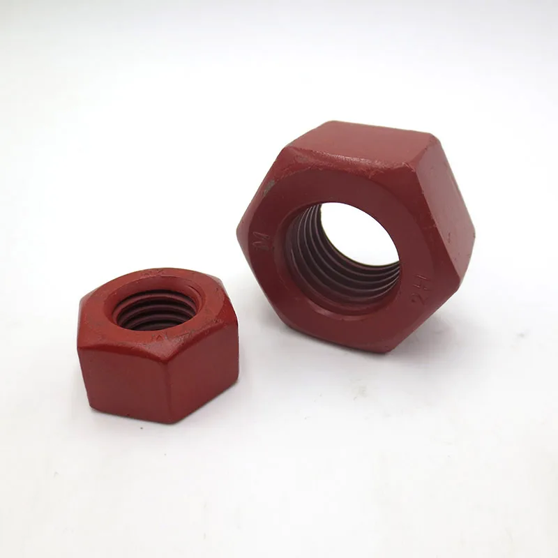 OEM ASME B18.2.2 класс 2 2H 2hm оцинкованная гайка M8 M16 M24 1/4-4 'Шестигранная