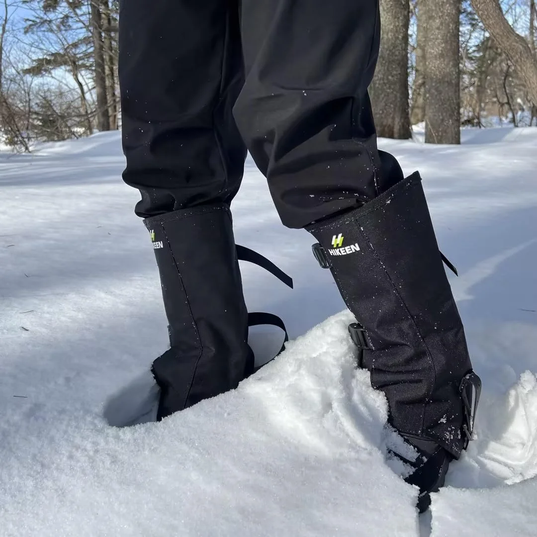 Hikeen Outdoor Climbing Skiing Leggings Cover 1000D nylon Waterproof Gaiters for Hunting