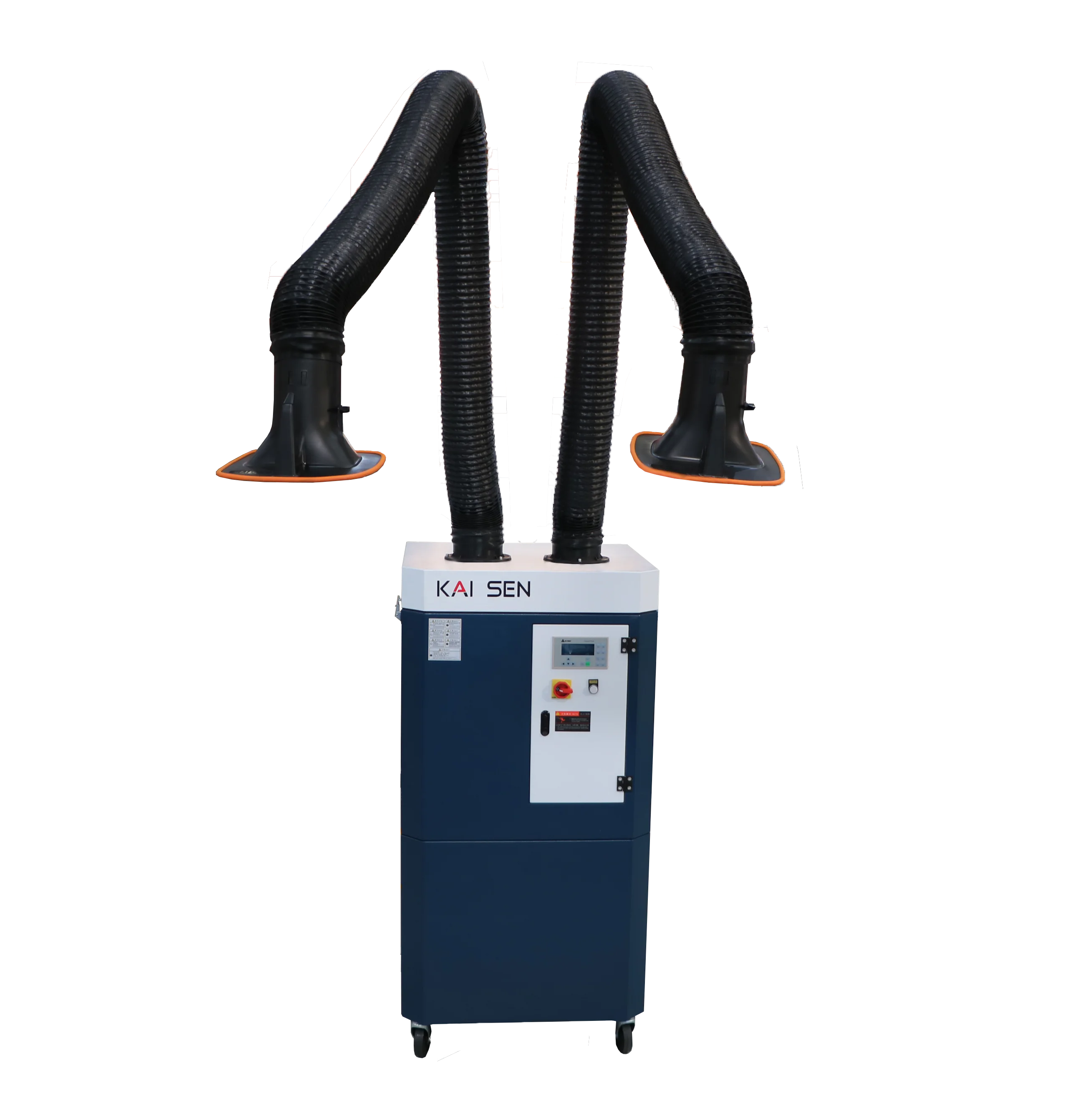 Welding Fume Purifier Metal Dust Collector 2.2 kW  With 2 Arms HEPA Filter