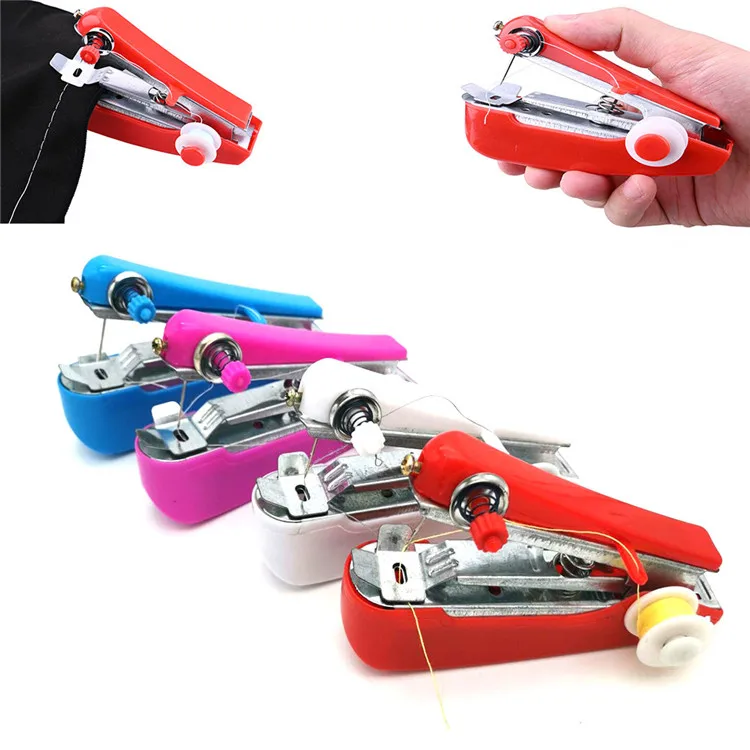 Dropshipping  Household Pocket-sized Handheld Sewing Machines Mini Portable Handheld Sewing Machine