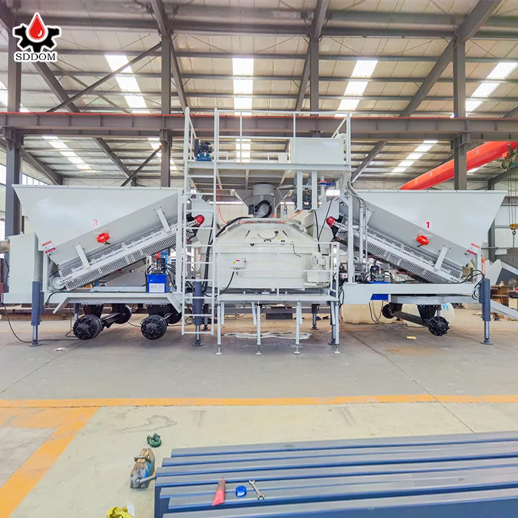 compacted movable concrete plant manufacturer truck mounted small mobile concrete batching plant for sale australia