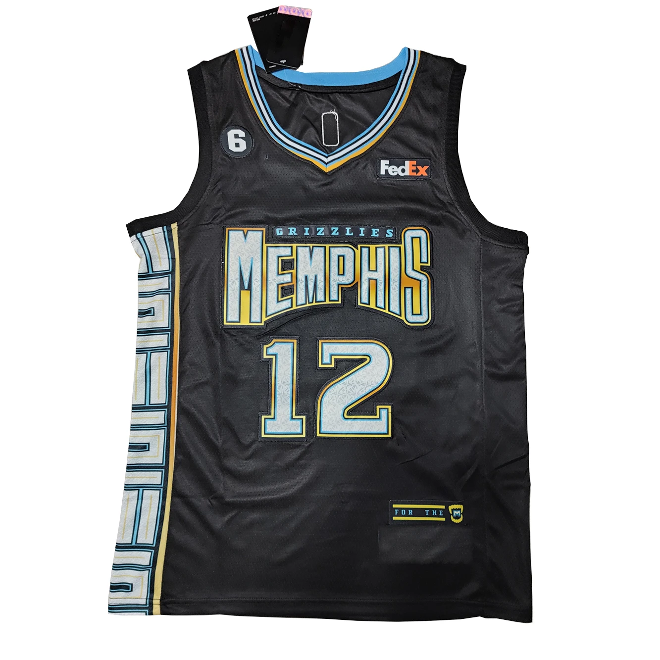 2022/23 New Season Original 1:1 Memphis No. 12 Ja Morant Basketball Jersey For Men Stitched Basketball Uniforms Custom