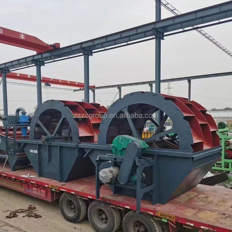 XS3210 80-120tph Wheel bucket sand washing machine mineral sand washing plant machinery