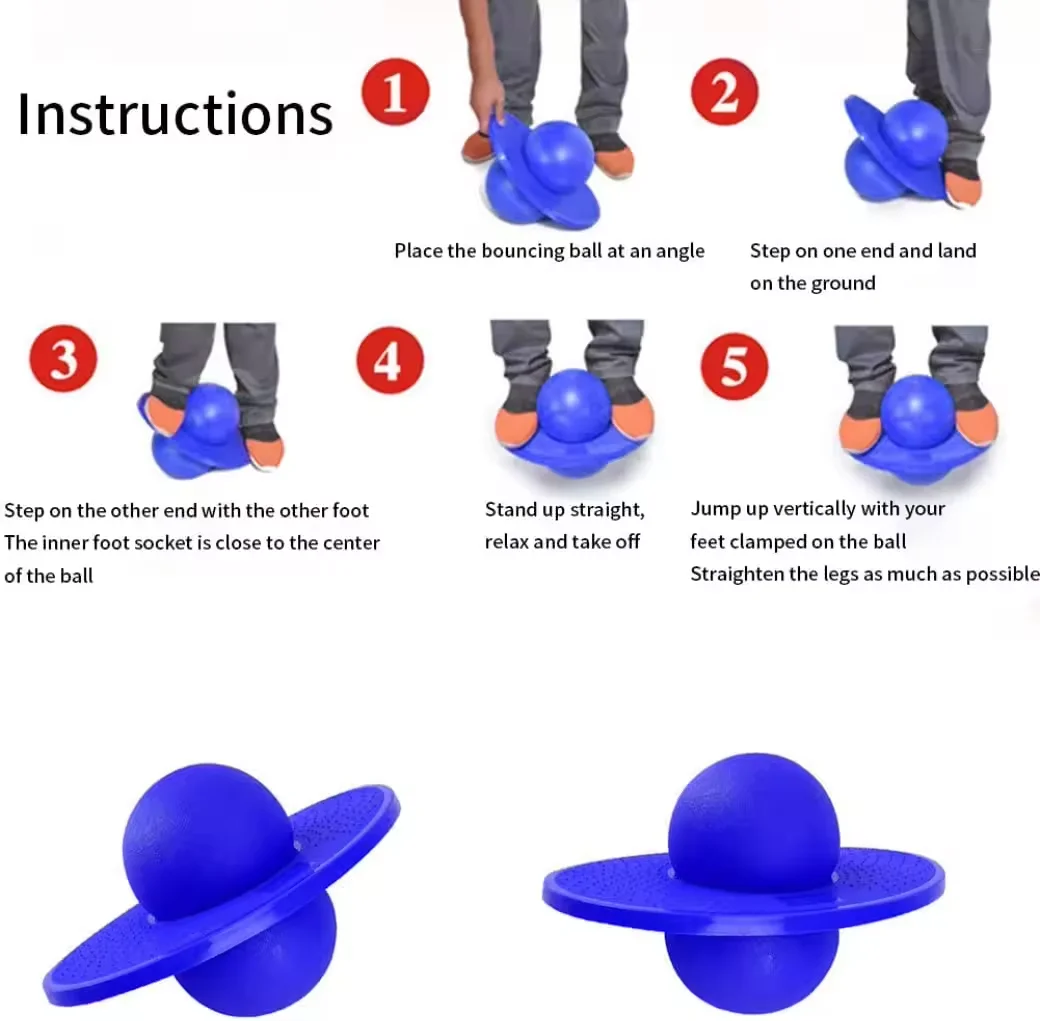 Balance Training Ball Jumping Exercise Bounce Space Gym Ball for Kids Adults