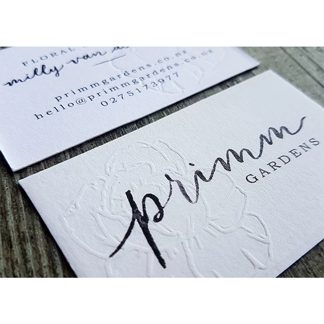 High quality brand logo embossed logo color printing luxury cotton paper hanging tag