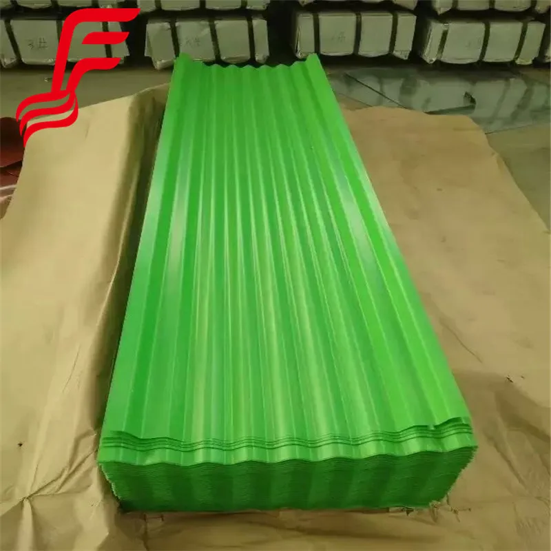 FRST! Colored PPGI Corrugated Zinc Roofing Sheet Price Per Ton Trapezoid Ppgi Roof Color Coated Roofing Sheet