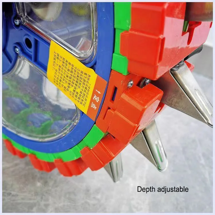 Agricultural 20 Mouths Seed Planter Manual Maize Seeder Hand Push Single Row Corn Seeder